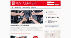 Desktop Screenshot of lag-testcenter.se